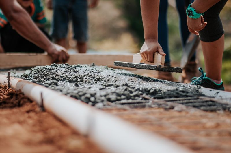 Concrete sidewalk and walkway installation New Braunfels TX